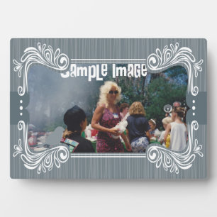 Plaque d'art aux oiseaux gris