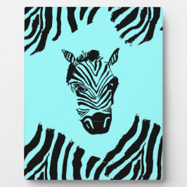 Plaque d'art de Zebra