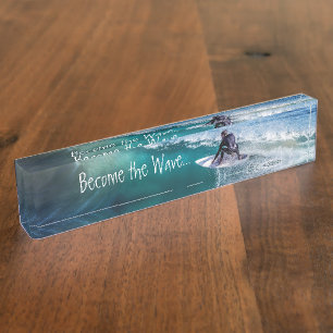 Plaque de bureau HAMbyWG - Devenez la vague