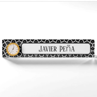 Plaque de bureau Jardin gothique