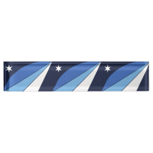 Plaque de bureau patriotique avec Drapeau de Colum
