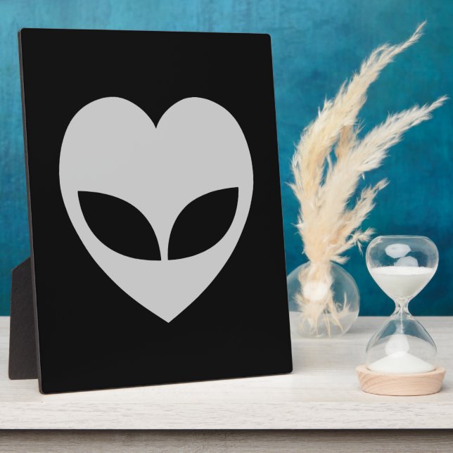 Plaque de coeur de l'Alien Love (Côté)