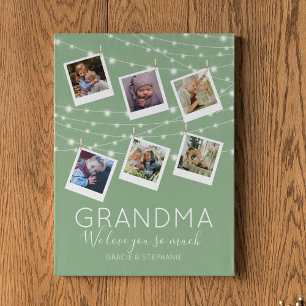 Plaque de collage de photos de chaînes modernes