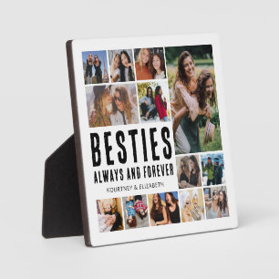 Plaque de collage photo des meilleures amies pour