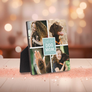 Plaque de collage photo 'Meilleure maman de chien