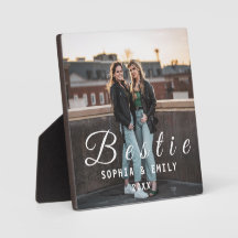 Plaque de collage photo pour meilleure amie – Cade