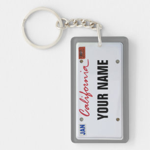 Plaque de licence Californie (personnalisable)