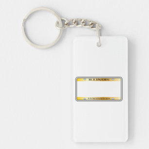 Plaque de licence d'État Blank Illinois