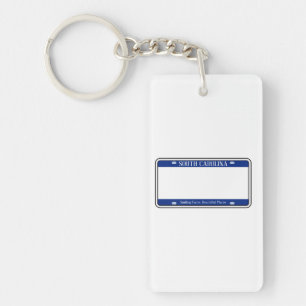 Plaque de licence d'État de Caroline du Sud vide