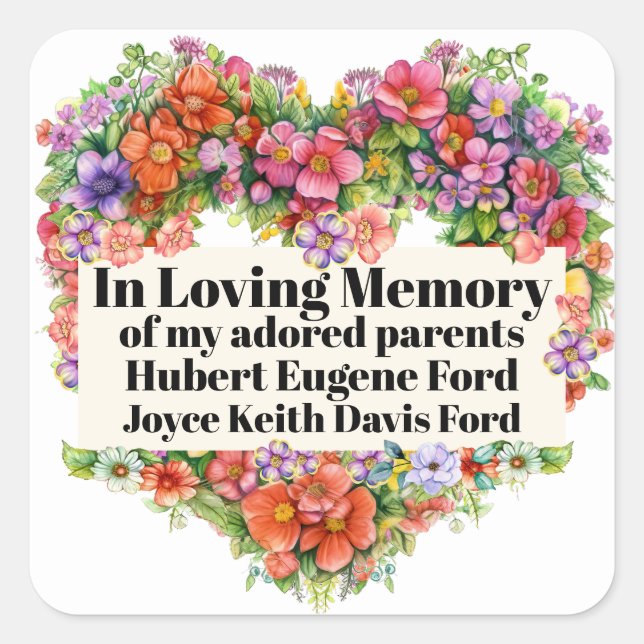 Plaque de livre en Memoriam Sticker (Devant)