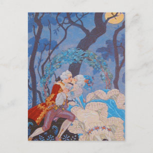 Plaque de mode Kiss ~ Carte postale Marie Antoinet