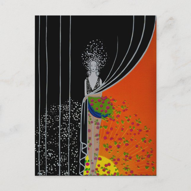 Plaque de mode Rideau ~ Carte postale / Invitation (Devant)