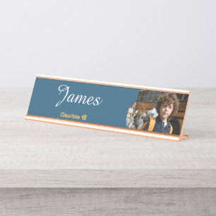 Plaque de nom de bureau personnalisée pour étudian