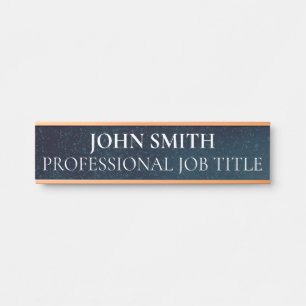 Plaque de nom de porte de bureau professionnel mod