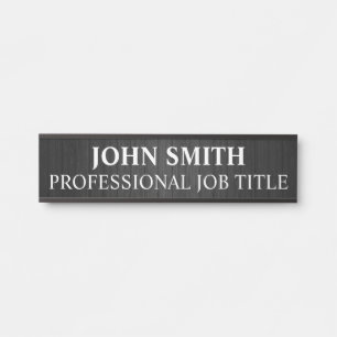 Plaque de nom de porte de bureau professionnel mod