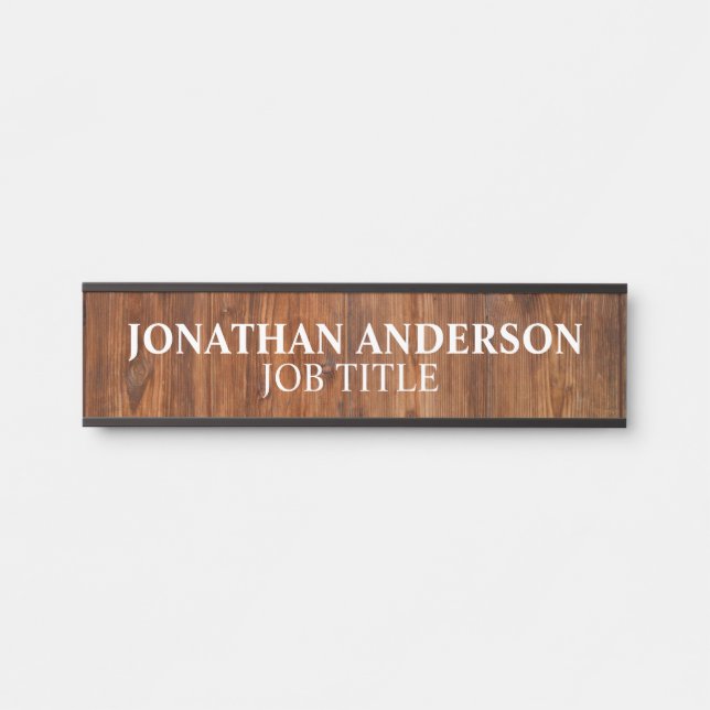 Plaque de nom de porte de bureau professionnel mod (Devant)