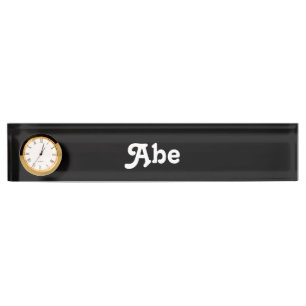 Plaque de nom du bureau