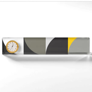 Plaque de nom du bureau Abstrait