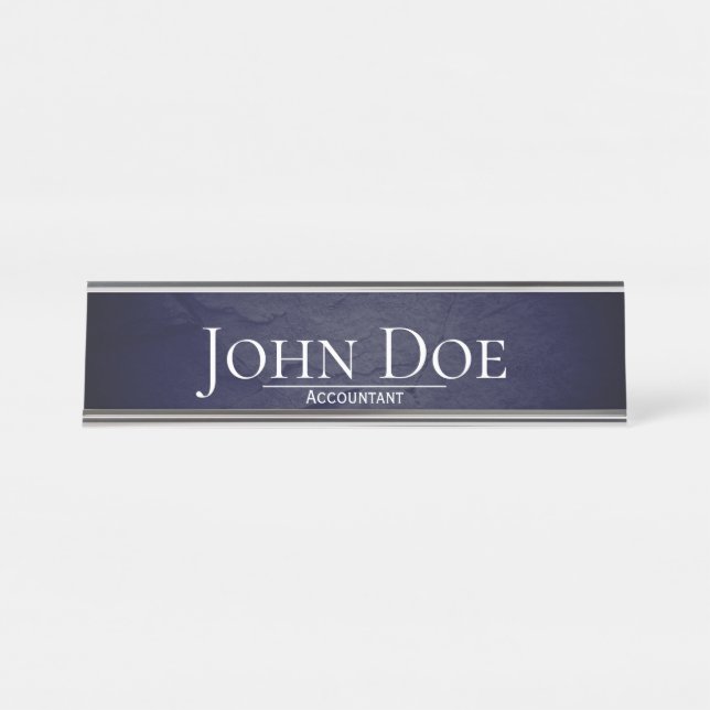 Plaque de nom du bureau comptable (Devant)