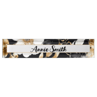 Plaque de nom du bureau de fleurs Hope (WM1003-DNP
