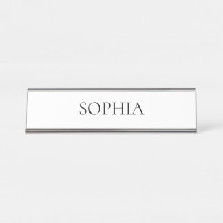 Plaque de nom personnalisée