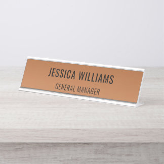 Plaque de Nom Personnalisée | Étiquette de Bureau 