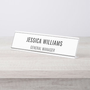 Plaque de Nom Personnalisée   Étiquette de Bureau 