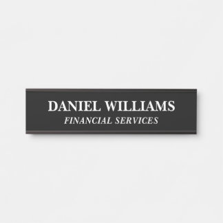 Plaque de nom personnalisée professionnelle pour p