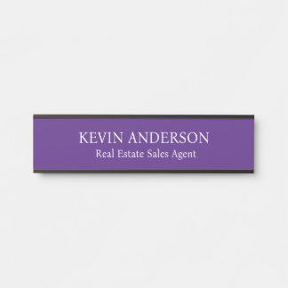 Plaque de nom personnalisée professionnelle pour p