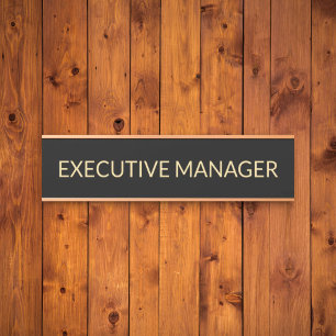 Plaque de nom personnalisée professionnelle pour p