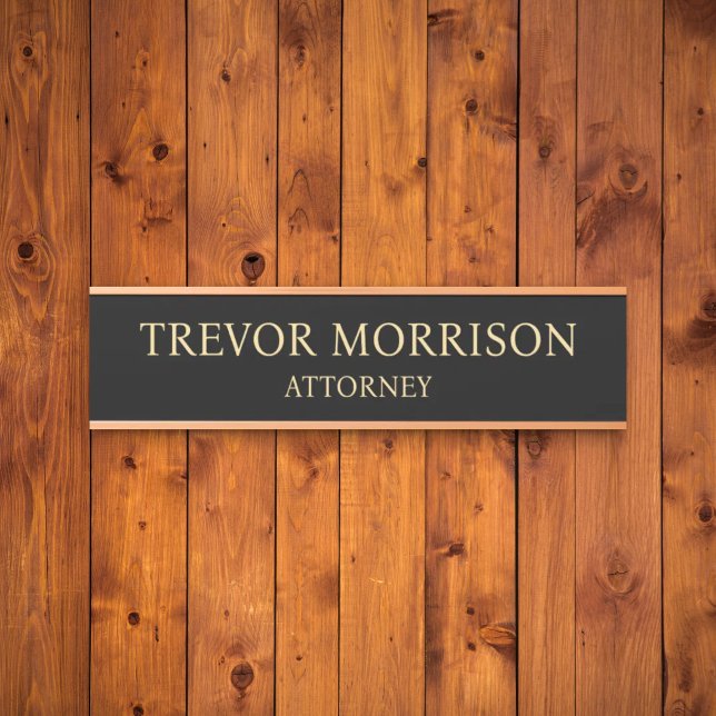 Plaque de nom personnalisée professionnelle pour p (Créateur téléchargé)