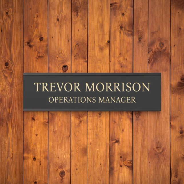 Plaque de nom personnalisée professionnelle pour p (Créateur téléchargé)