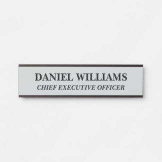 Plaque de nom personnalisée professionnelle pour p