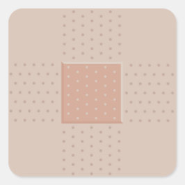 Plaque de pansement Médicale - Autocollant Carré