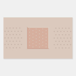 Plaque de pansement Médicale - Sticker Rectangle