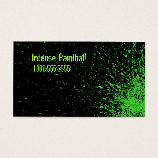 plaque de peinture verte (Devant)