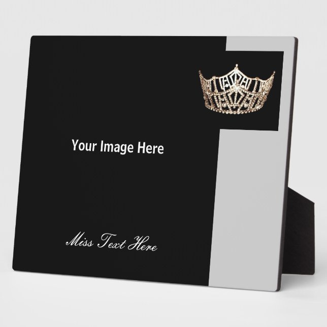 Plaque de photo de royauté de concours personnalis (Côté)