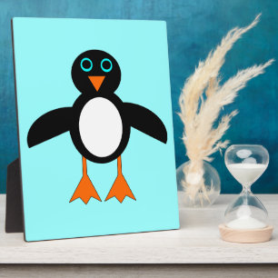 Plaque de pingouin mignonne