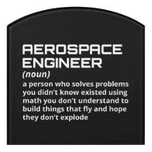 Ingénieur aérospatial - Définition amusante W-1