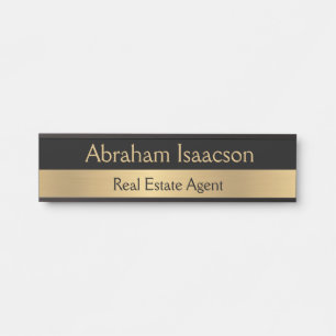 Plaque de porte moderne pour bureau professionnel