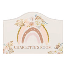 Symbole de la porte pour les filles Cute Boho Rain
