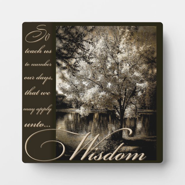 plaque de sagesse (Devant)