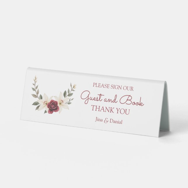 Plaque De Table Amour éternel (Recto)