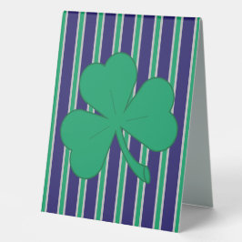 Plaque De Table Amusants et Shamrocks fantaisistes