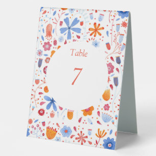 Plaque De Table Aquarelle de la feuille de fleurs
