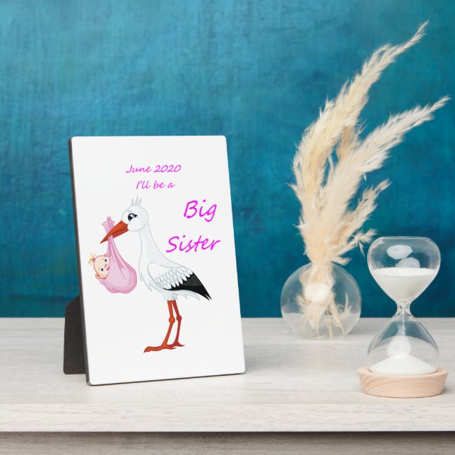 Plaque de table avec Grande Soeur d'Eau Juin 2020 (Côté)