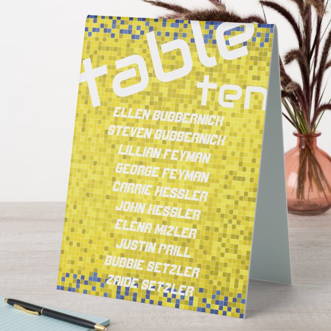 Plaque De Table Bat Bar Mitzvah Jeu Sur (En SItu (Tableau))