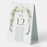 Belles fleurs | Cartes de tableau individuelles Wa