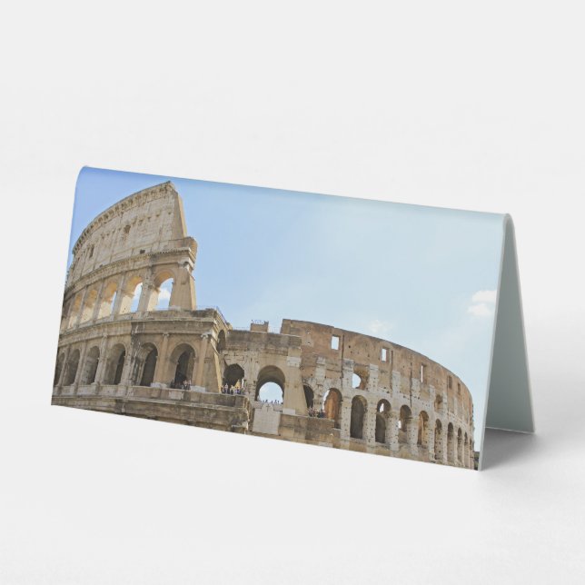 Plaque De Table Carte postale Colesseum (Recto)