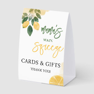 Plaque De Table Cartes de félicitations Lemon Mama's pour Cadeaux